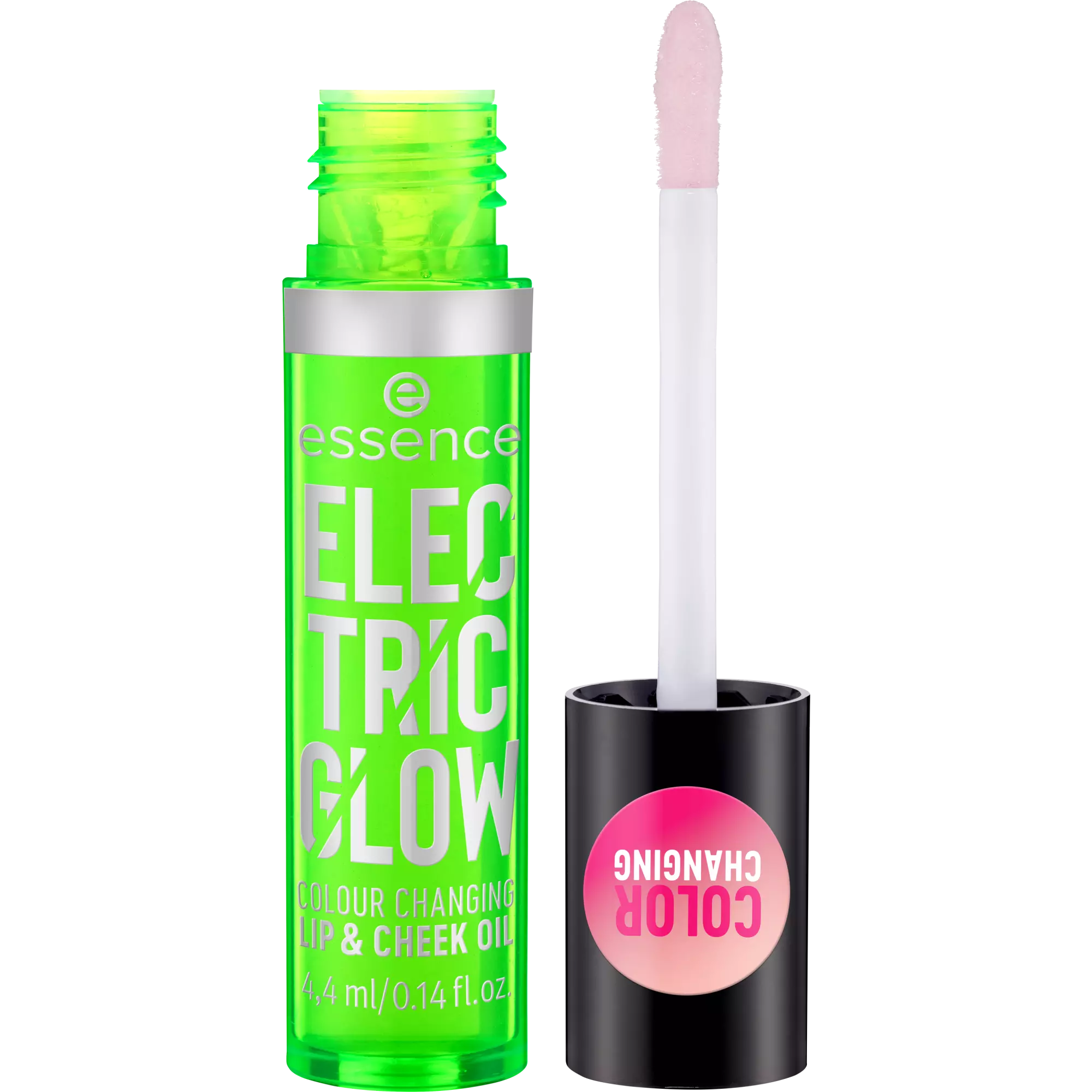 ÓLEO PARA LÁBIOS E MAÇÃS DO ROSTO QUE MUDA DE COR ELECTRIC GLOW