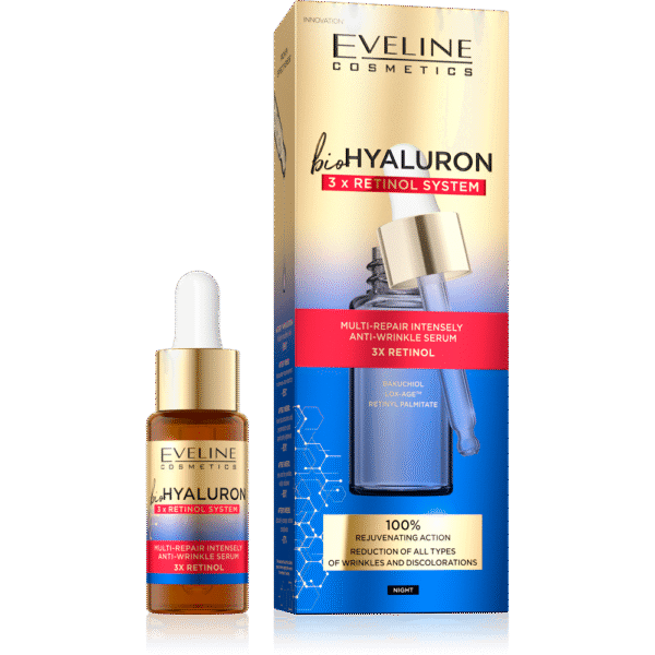 Sérum de Rosto – Bio Hyaluron 3 X Retinol System Multi Repair Anti Wrinkle Serum