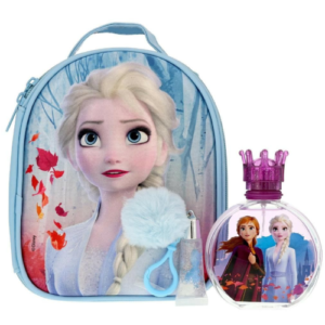Frozen — Bolsa com EDT 100 ml e gloss porta-chaves — fotografia do conjunto