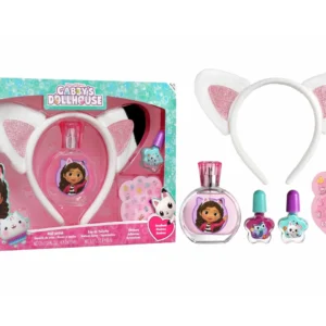 Gabby's Dollhouse — Conjunto EDT 50 ml, vernizes e bandolete — fotografia do conjunto