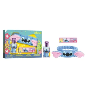 Stitch — Conjunto EDT 50 ml, paleta e faixa cosmética — fotografia do conjunto