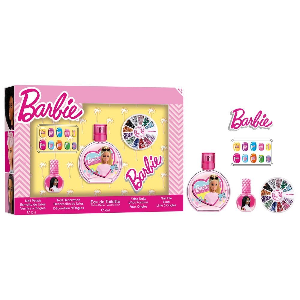 Barbie — Conjunto EDT 50 ml e manicure — fotografia do conjunto
