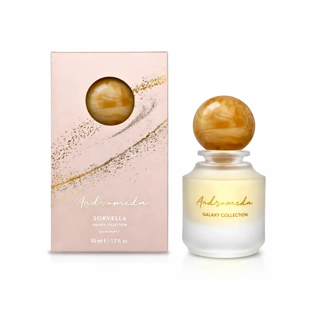 Sorvella Andromeda, 50 ml — frasco e embalagem