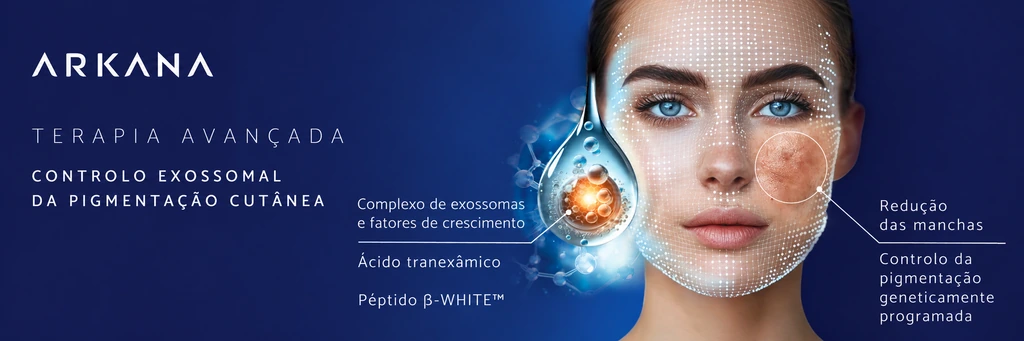 Arkana — terapia avançada para a pigmentação cutânea. Transcrição integral disponível abaixo.