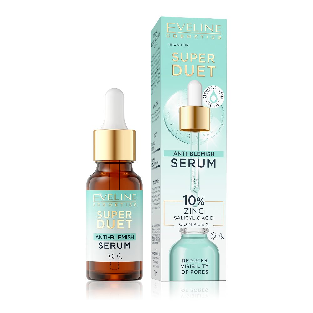 Eveline — Serum de Rosto – Super Duet 10% Zinc&Salicilic Ácid Complex