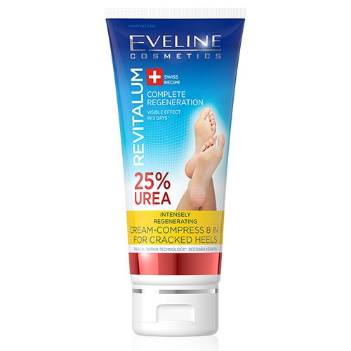 Eveline — Creme de Pés – Foot Therapy Revit Cream Compressed 8in1 Cracked Heels 100ml