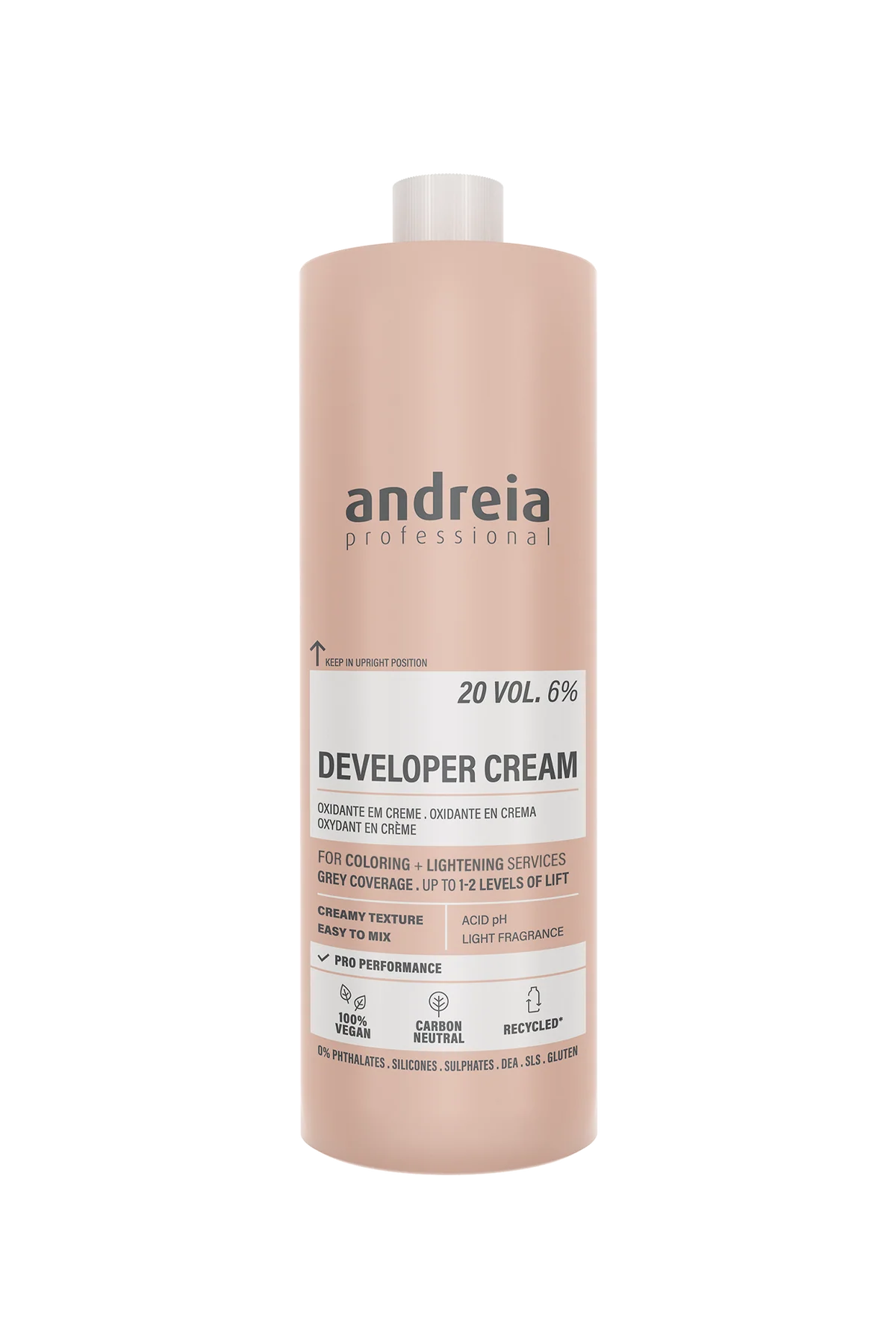 Embalagem — Andreia Professional Developer Cream — 150 ml