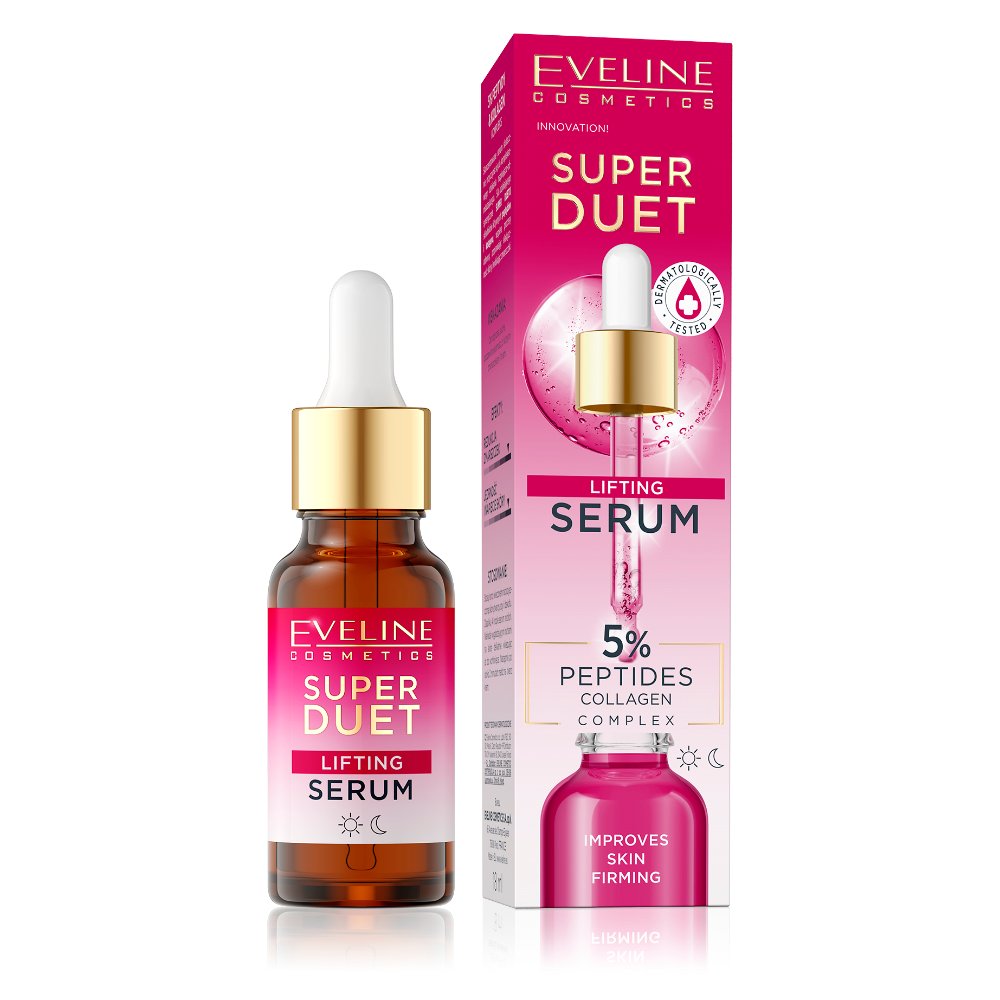 Eveline — Serum de Rosto – Super Duet 5% Peptides&Collagen Complex