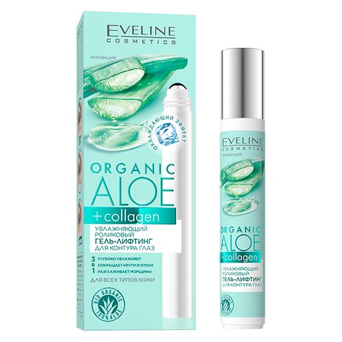 Eveline — Roll-On de Olhos – Organic Aloé + Collagen